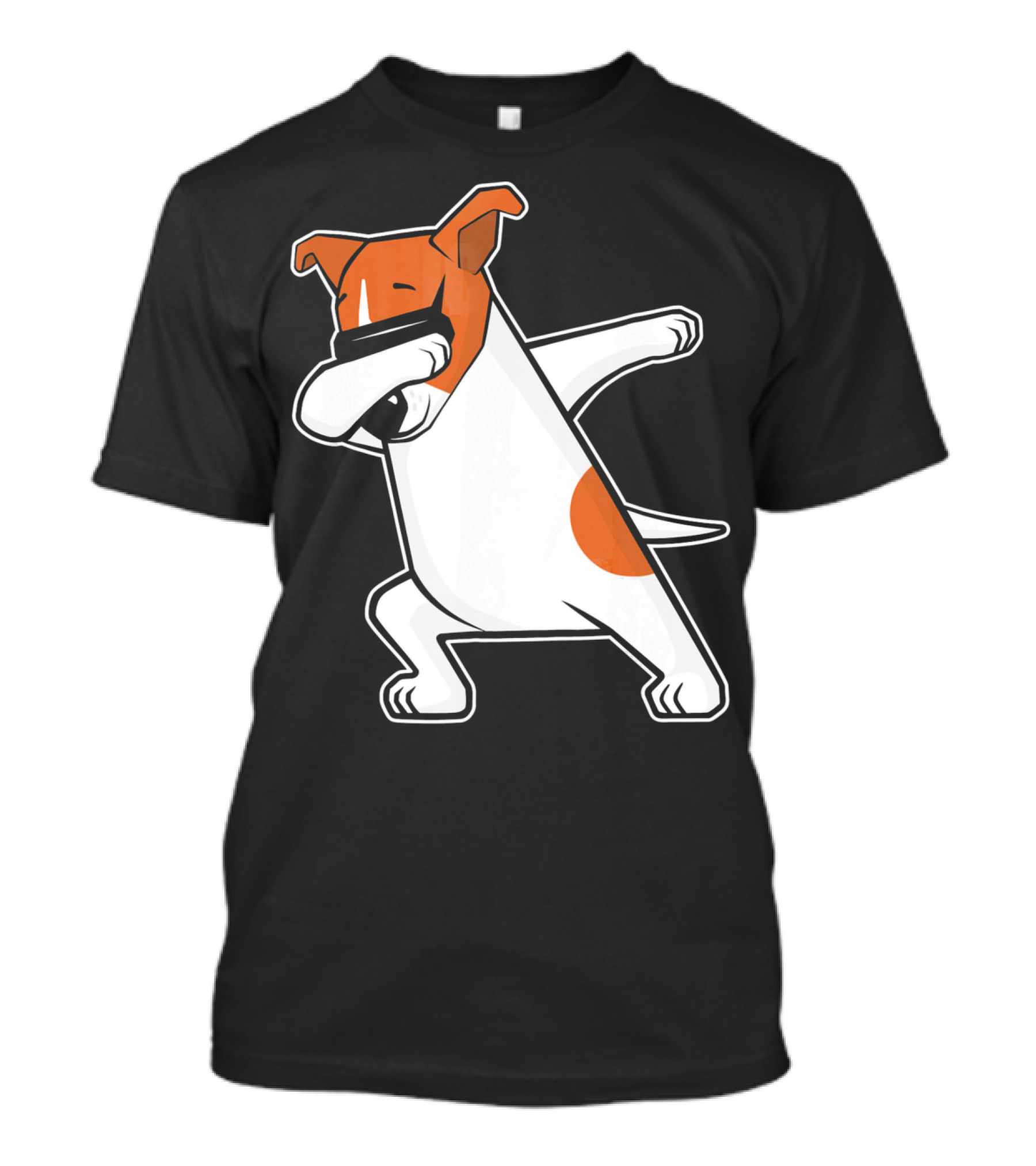 Jack Russell Dog Doing The Dab Dance Funny Cute T-Shirt