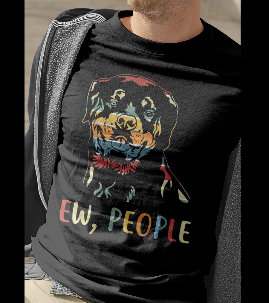 Ew People Rottweiler Multicolor T-Shirt