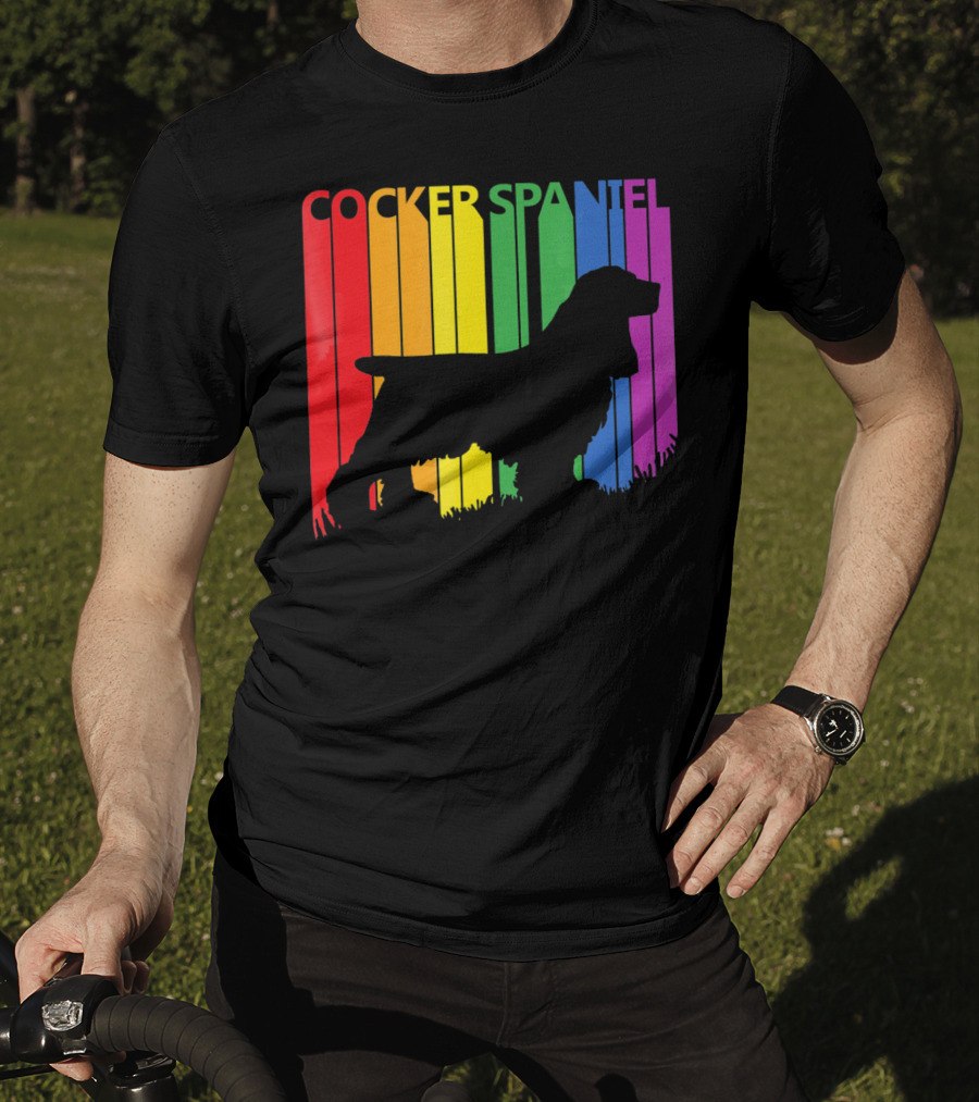 Cocker Spaniel Rainbow T-Shirt
