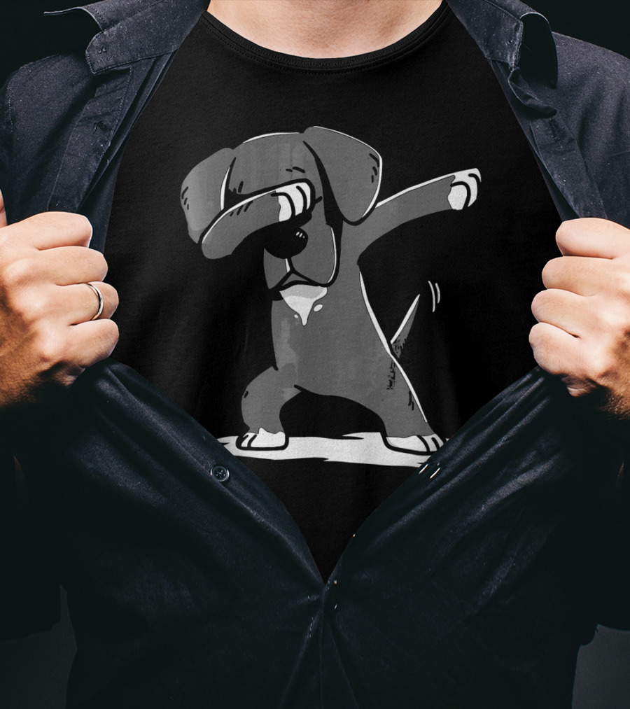 Great Dane Dog Dabbing Cute Funny Dab Dance T-Shirt