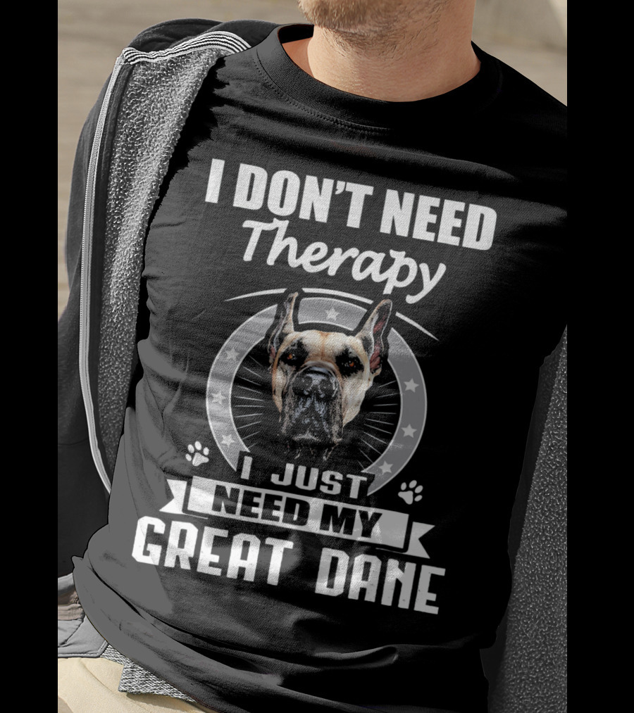 I Don't Need Therapy I Just Need My Great Dane T-Shirt