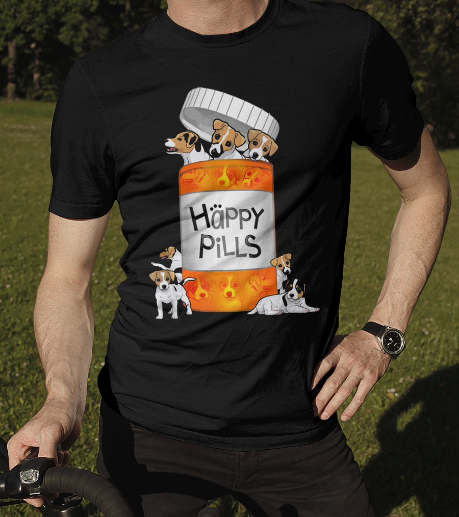 Happy Pills Jack Russell Terrier T-Shirt