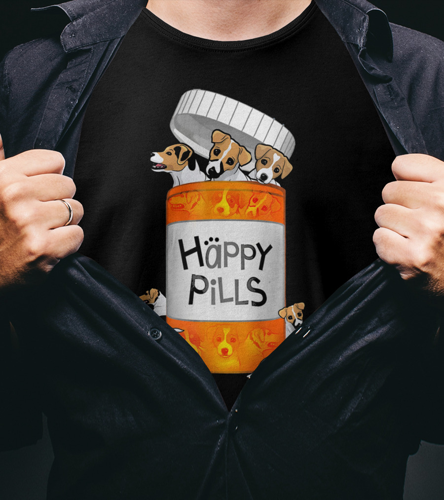 Happy Pills Jack Russell Terrier T-Shirt