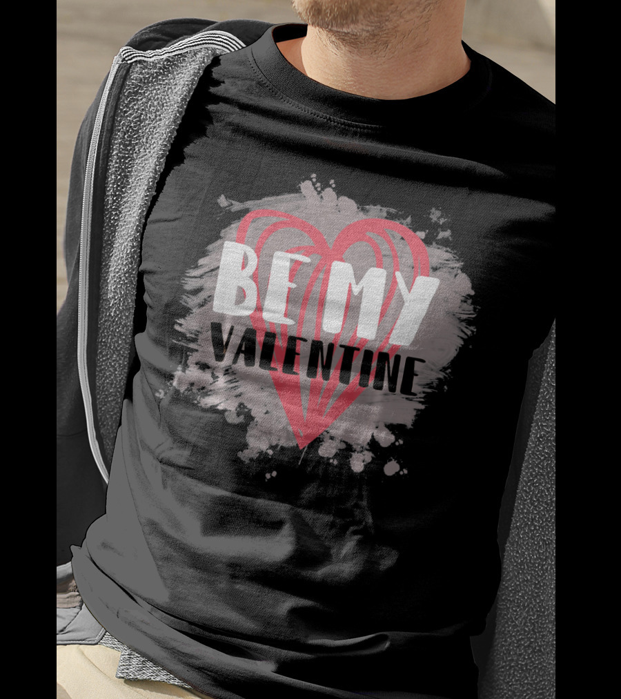 Be My Valentine Matching Family Group Heart T-Shirt