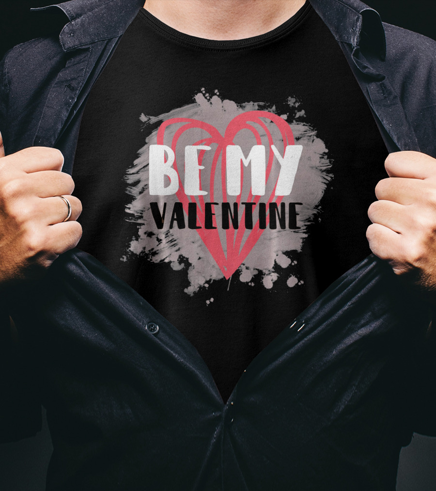Be My Valentine Matching Family Group Heart T-Shirt