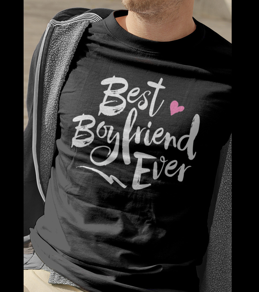 Best Boyfriend Ever Valentine Heart T-Shirt
