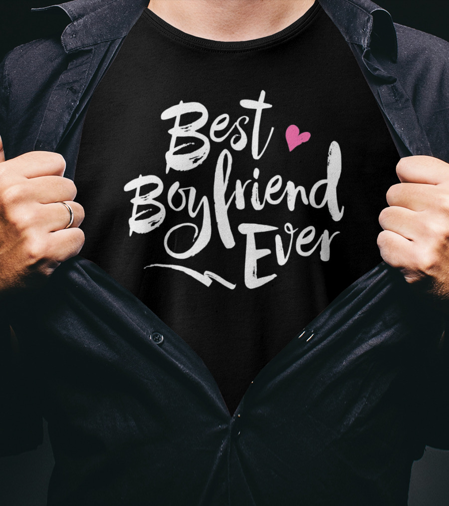 Best Boyfriend Ever Valentine Heart T-Shirt