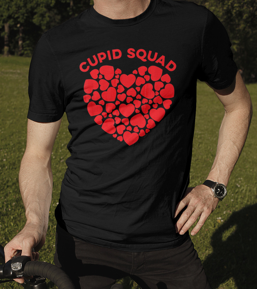 Cupid Squad Valentines Heart T-Shirt