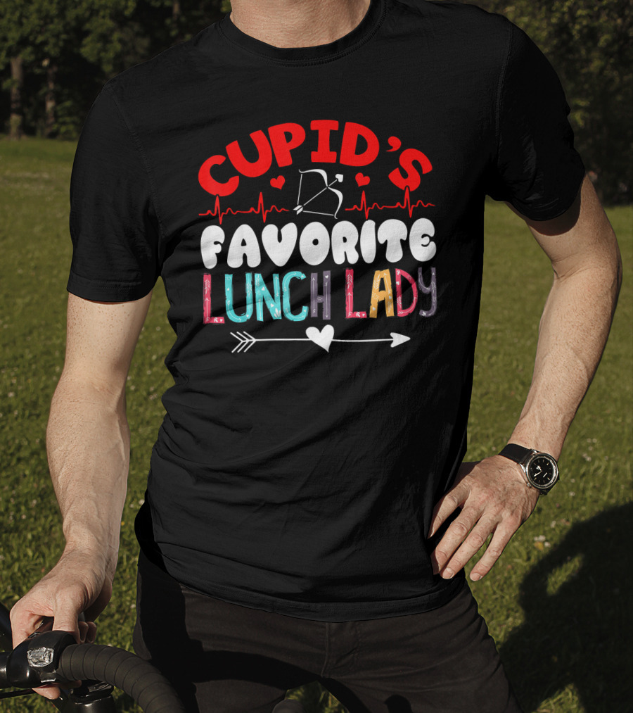 Cupid's Favorite Lunch Lady Valentine T-Shirt