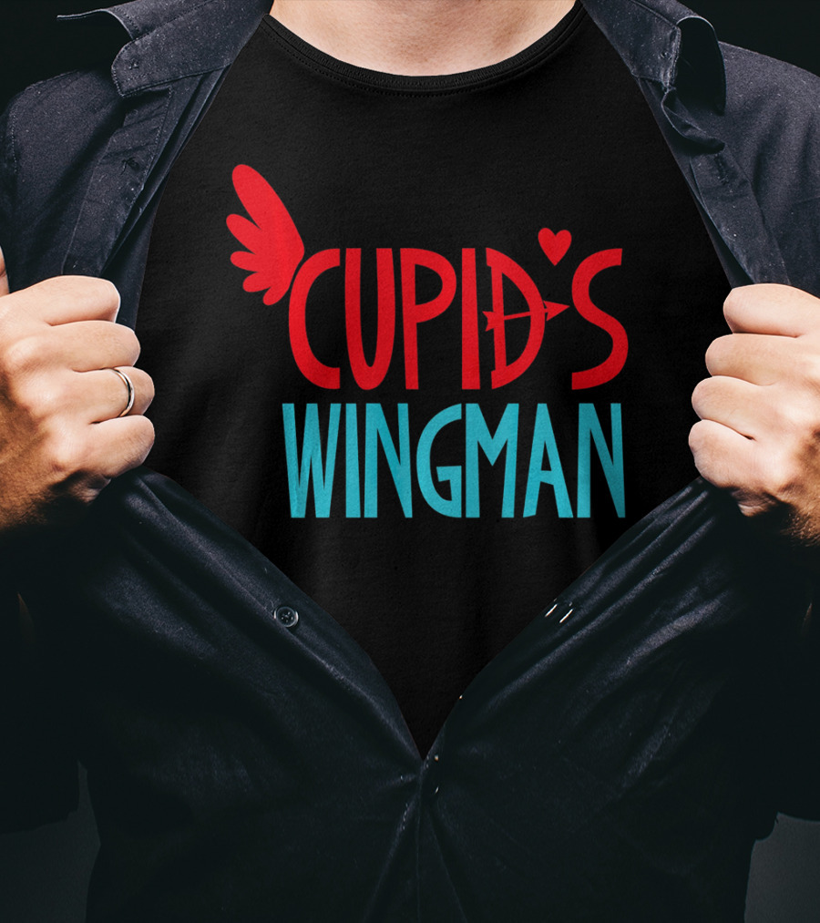 Cupid's Wingman Funny Valentine's Day T-Shirt