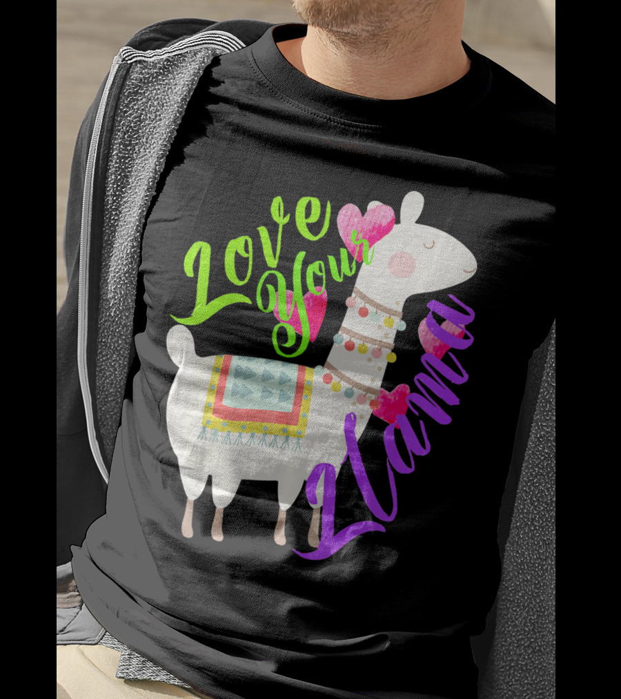 Love Your Llama Cute T-Shirt