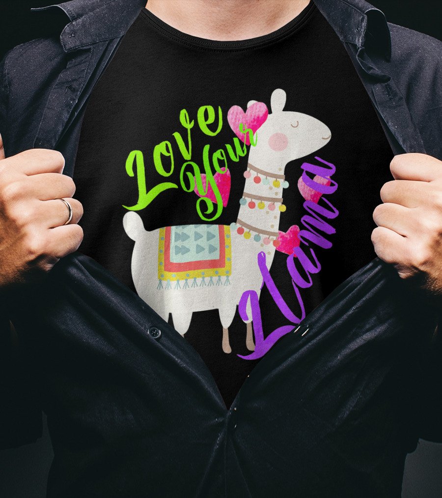 Love Your Llama Cute T-Shirt