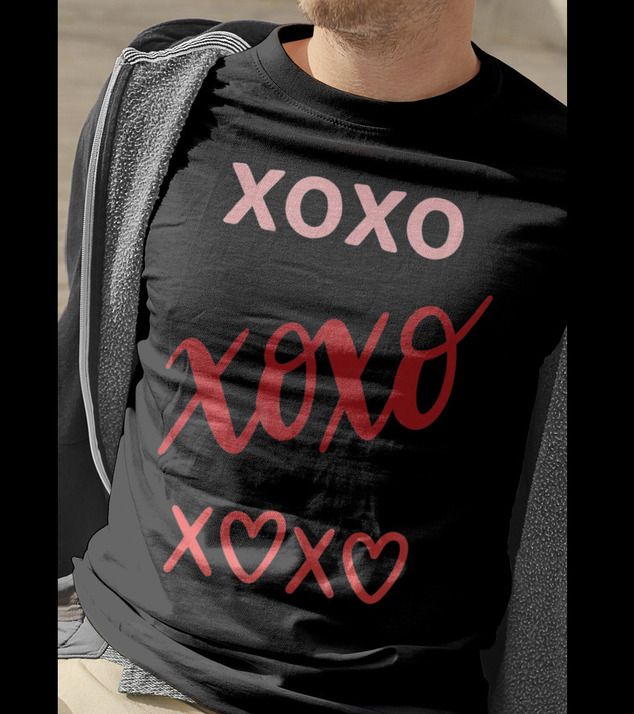 Cute Valentine XOXO Heart XOXO Valenti T-Shirt