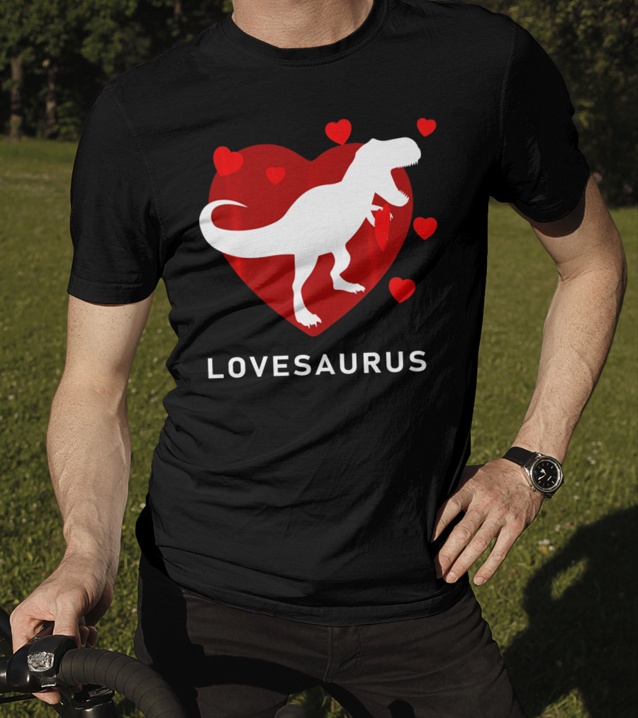 Dinosaur TRex Lovesaurus Kids T-Shirt