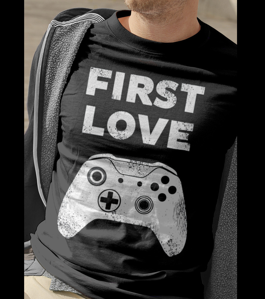First Love Game Controller Video Gamer Valen T-Shirt