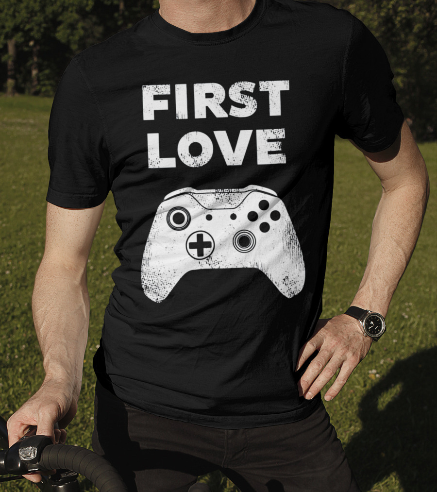 First Love Game Controller Video Gamer Valen T-Shirt