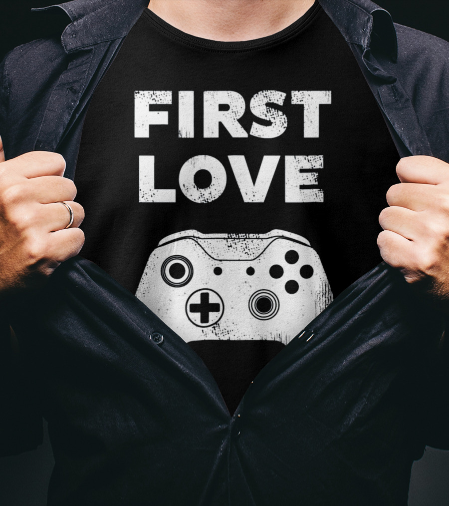 First Love Game Controller Video Gamer Valen T-Shirt