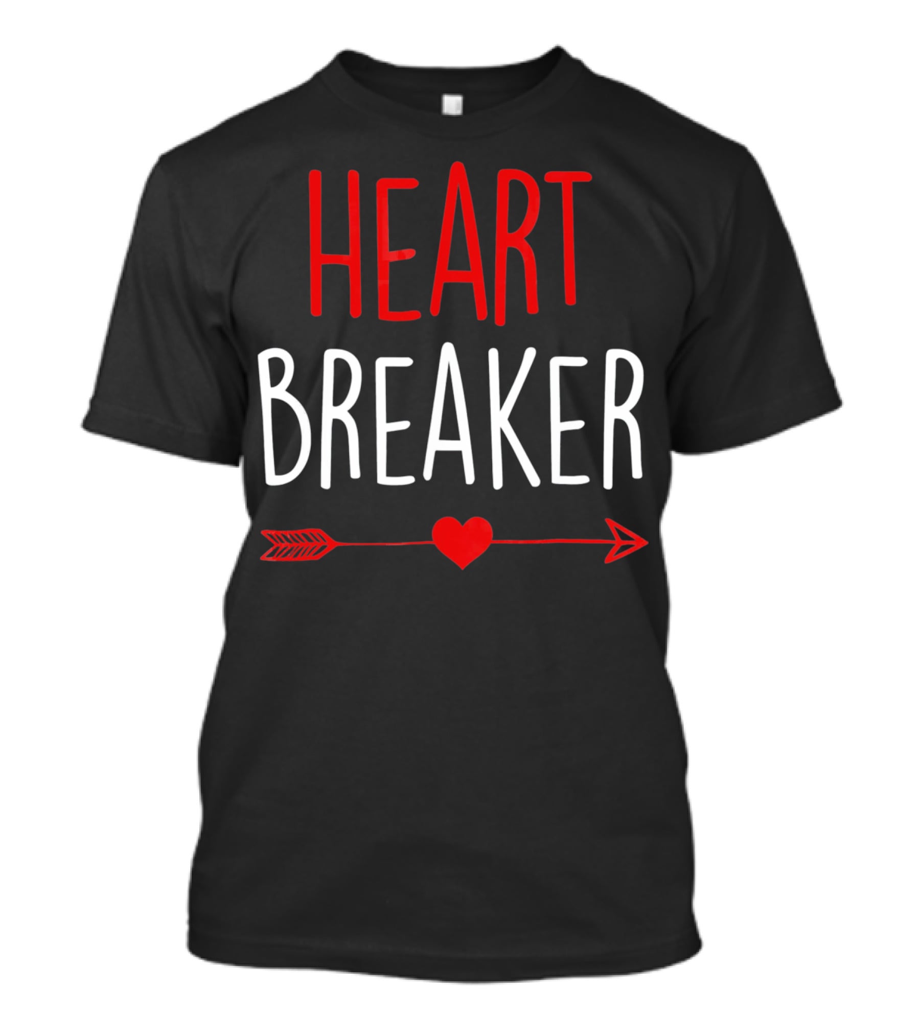 Heart Breaker Arrow Heart Valentine's Day T-Shirt