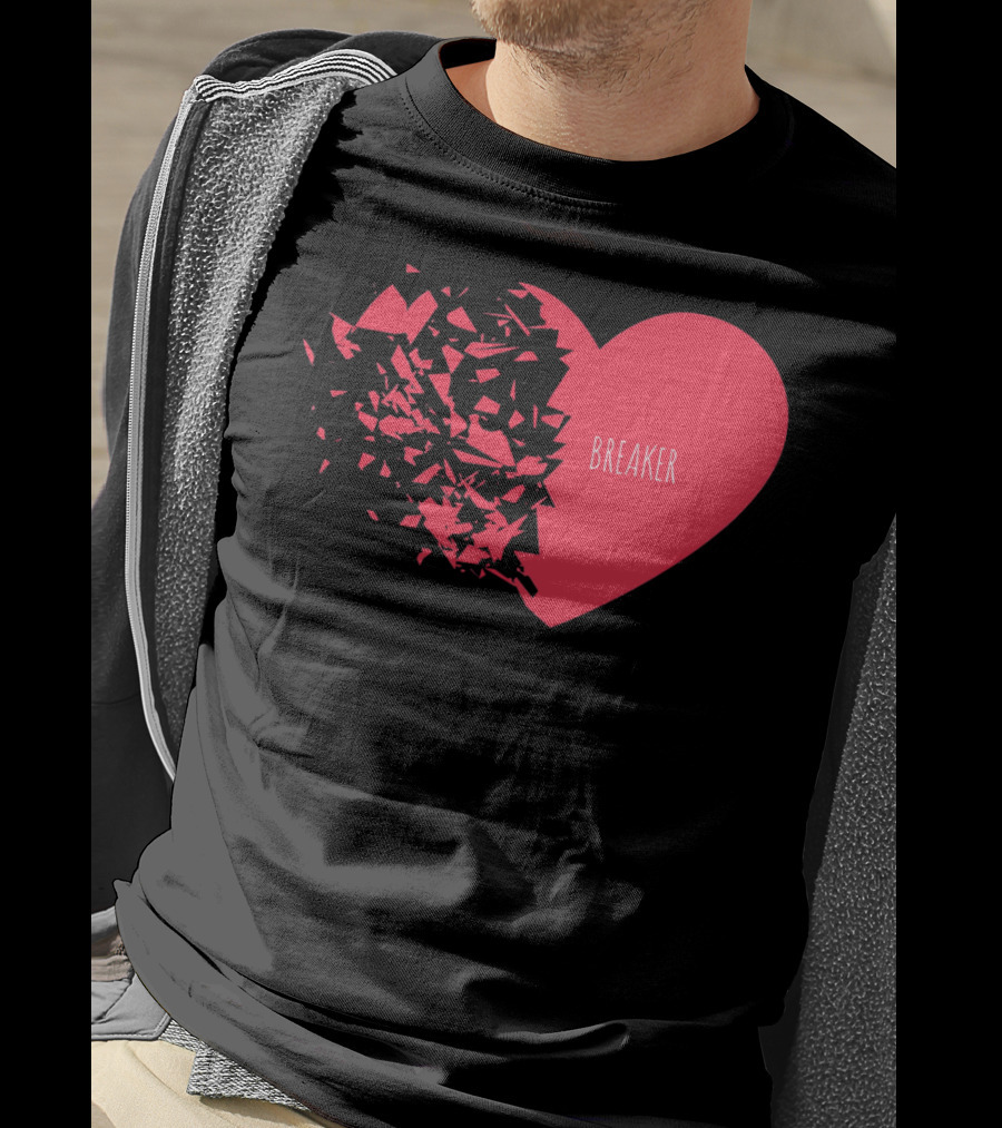 Funny Valentines Day Heart Breaker T-Shirt
