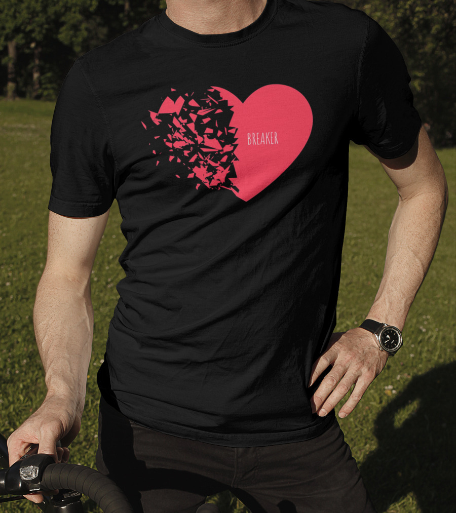 Funny Valentines Day Heart Breaker T-Shirt