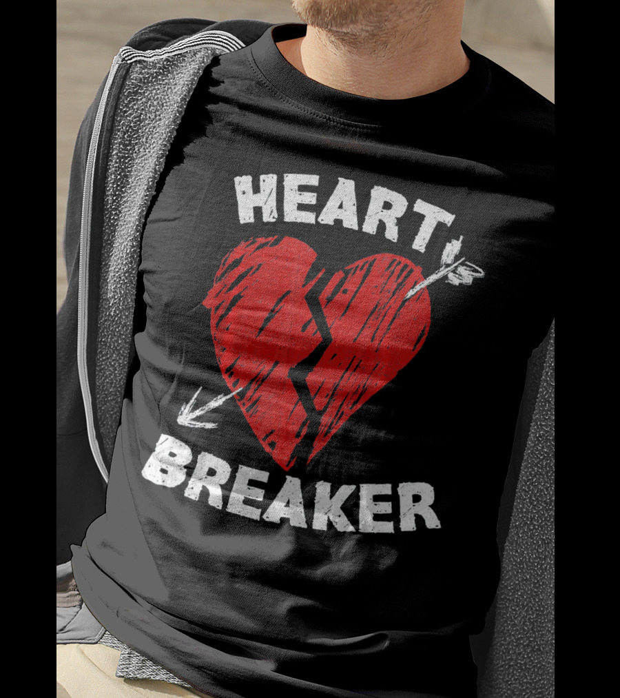 Heartbreaker Valentines Day Idea Heart T-Shirt