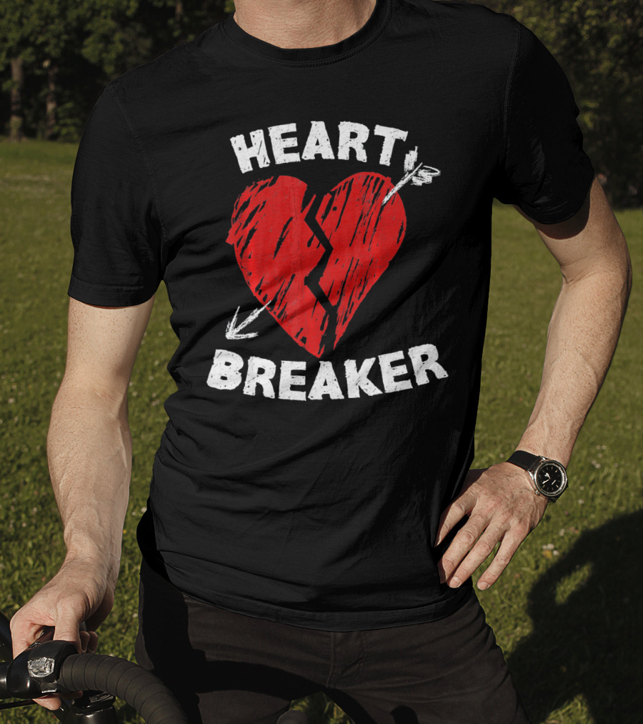Heartbreaker Valentines Day Idea Heart T-Shirt