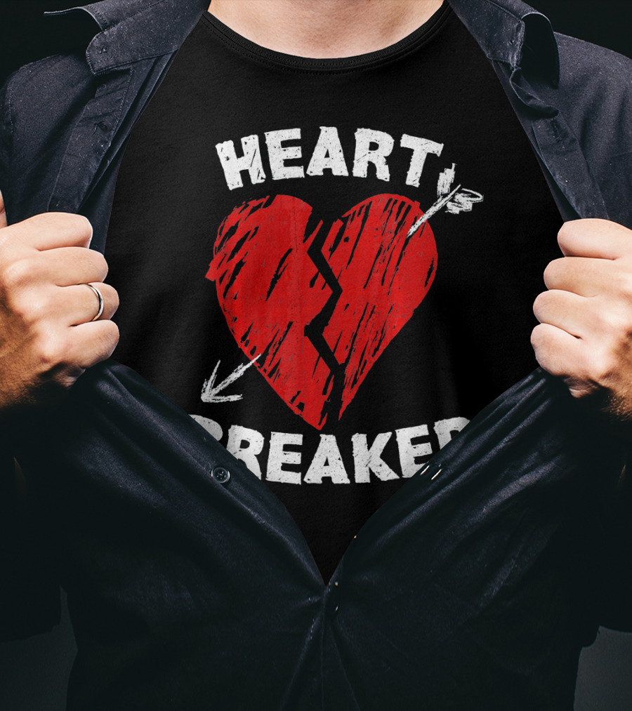 Heartbreaker Valentines Day Idea Heart T-Shirt