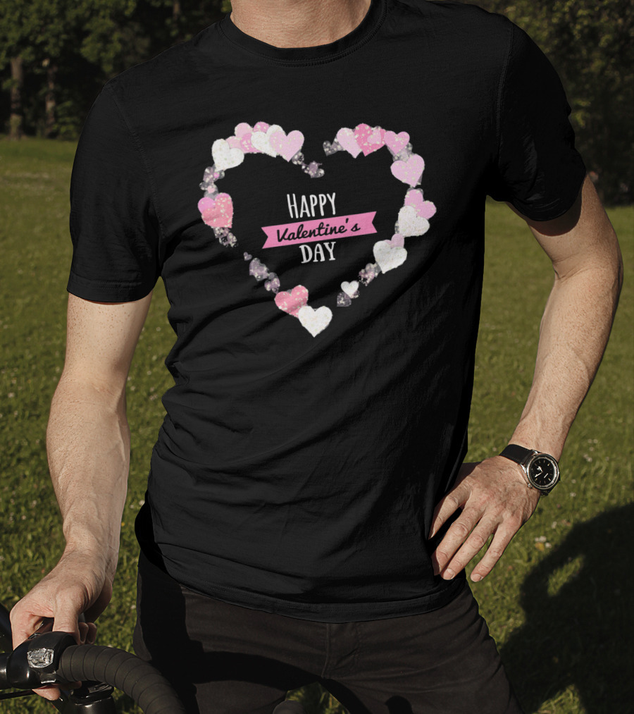 Happy Valentine's Day Heart With Cute Lover T-Shirt