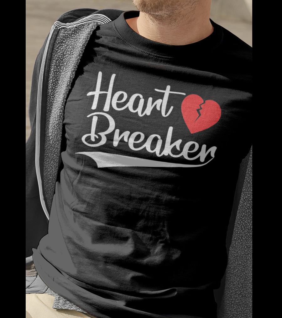 Heart Breaker Broken Heart Valentines Day T-Shirt