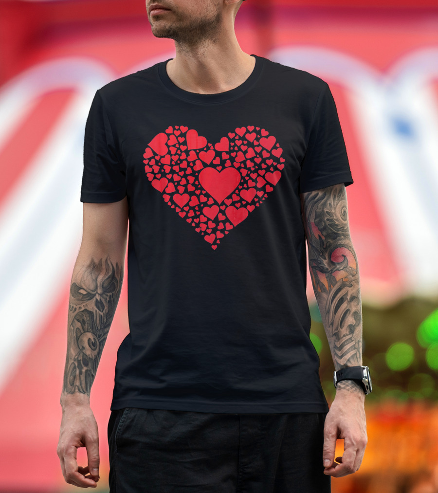 Heart Of Hearts Cute Valentine's Day Red Heart T-Shirt