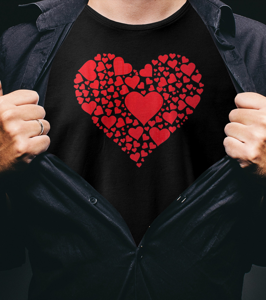Heart Of Hearts Cute Valentine's Day Red Heart T-Shirt