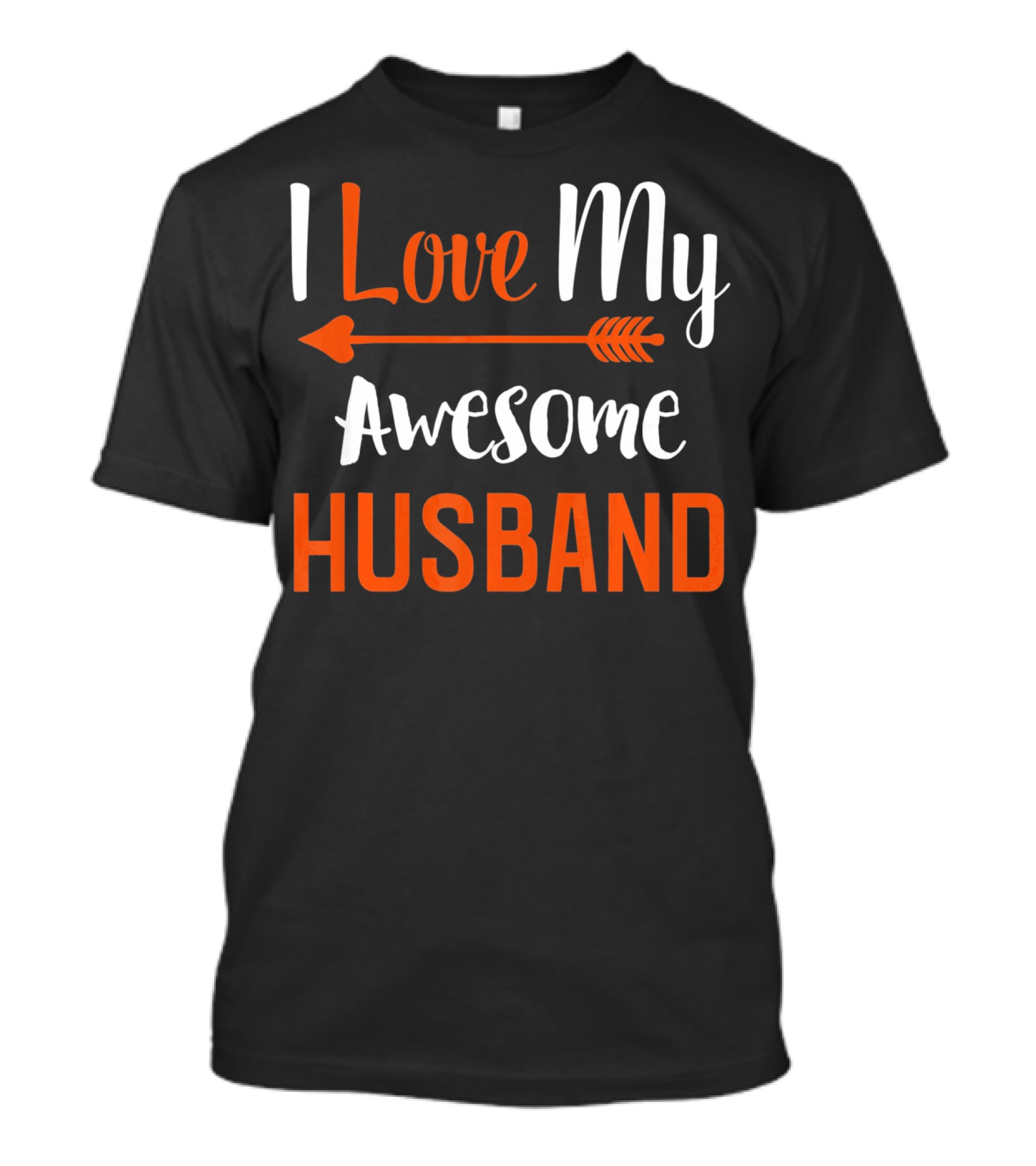 I Love My Awesome Husband Arrow T-Shirt