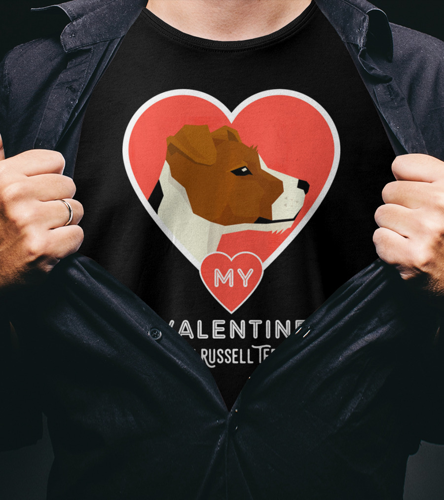 My Valentine Jack Russell Terrier T-Shirt