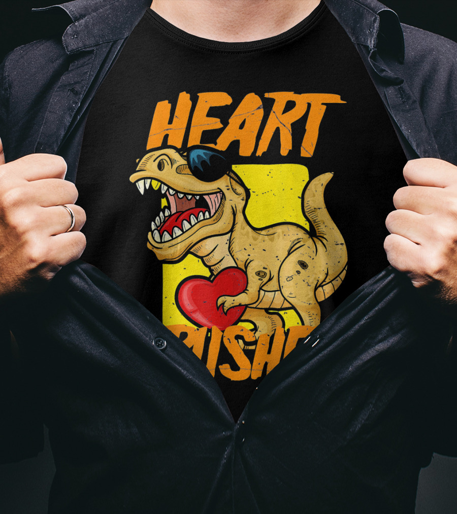 HEART CRUSHER Kids Dinosaur T-Shirt