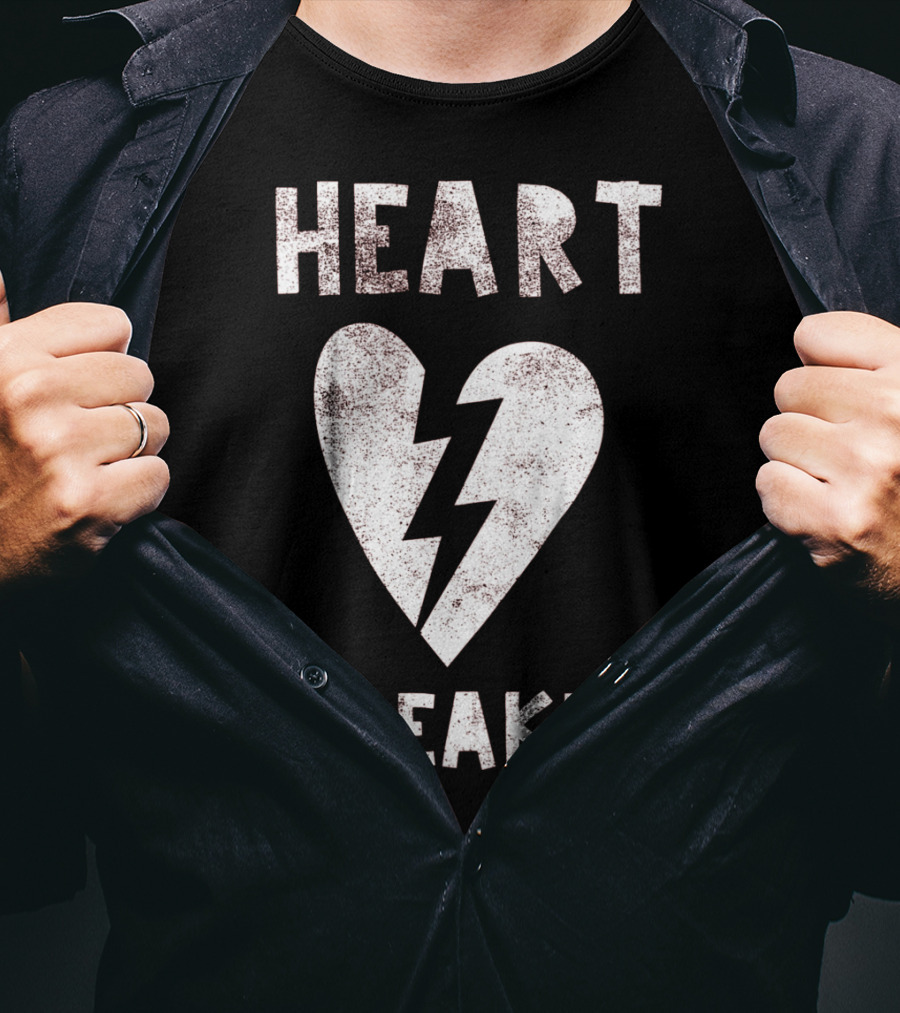 Kids Cute Heart Breaker Valentine Trendy T-Shirt