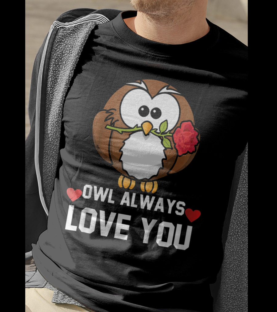 Owl Always Love You Funny Valentine Kids T-Shirt