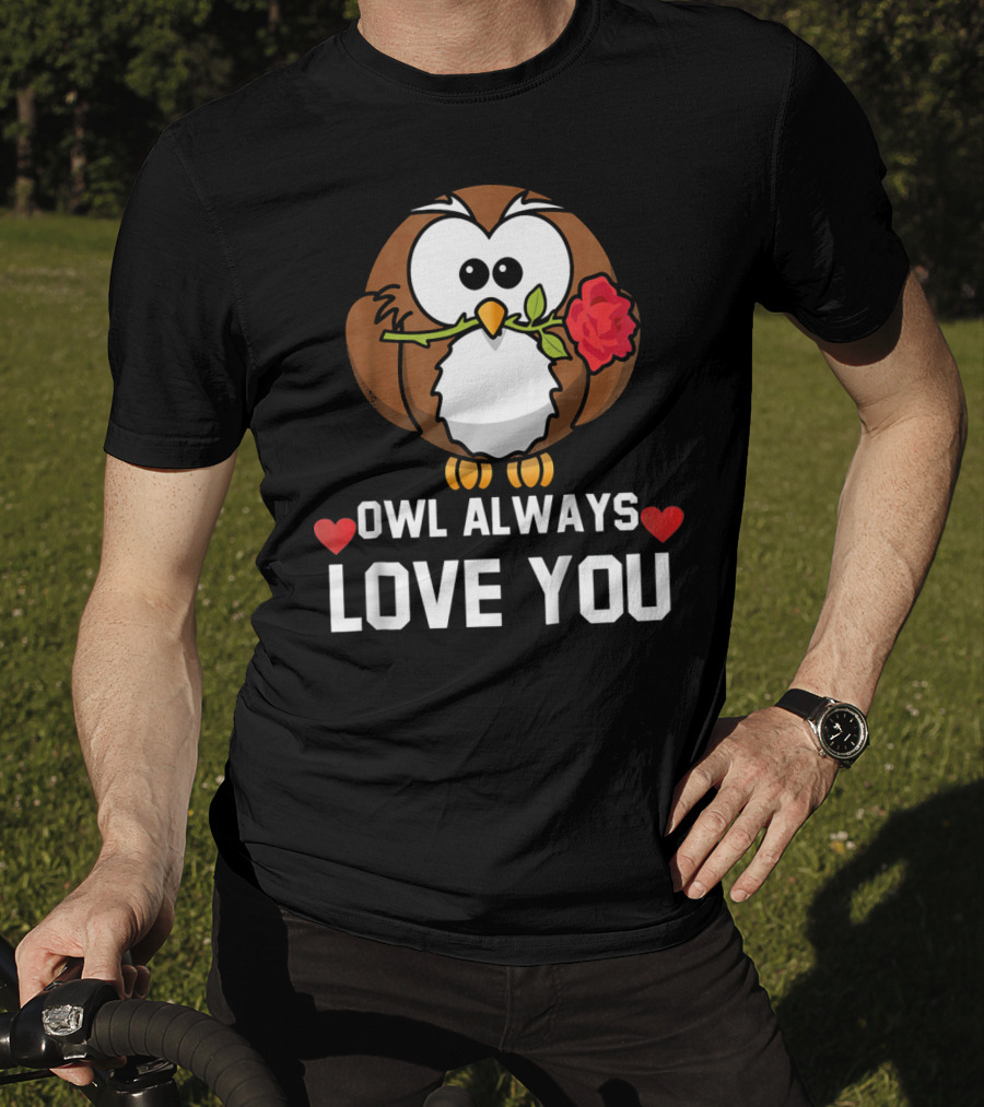 Owl Always Love You Funny Valentine Kids T-Shirt