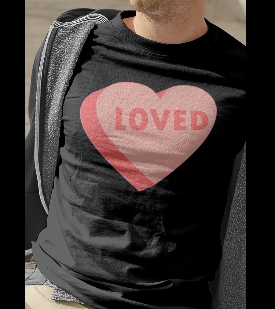 Kids Valentines Day Candy Heart Loved T-Shirt
