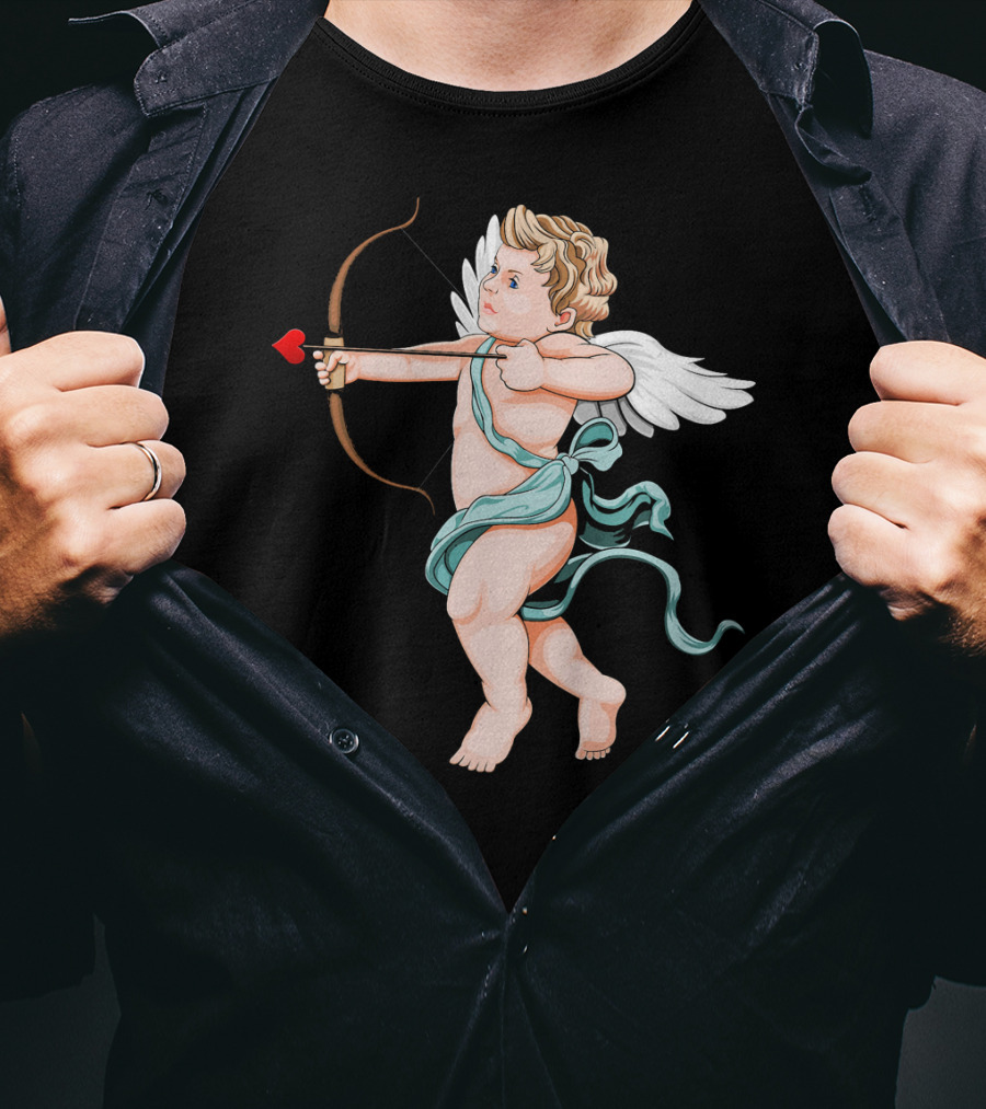 Cupid Archery Valentine’s Day Child Angel Wings T-Shirt