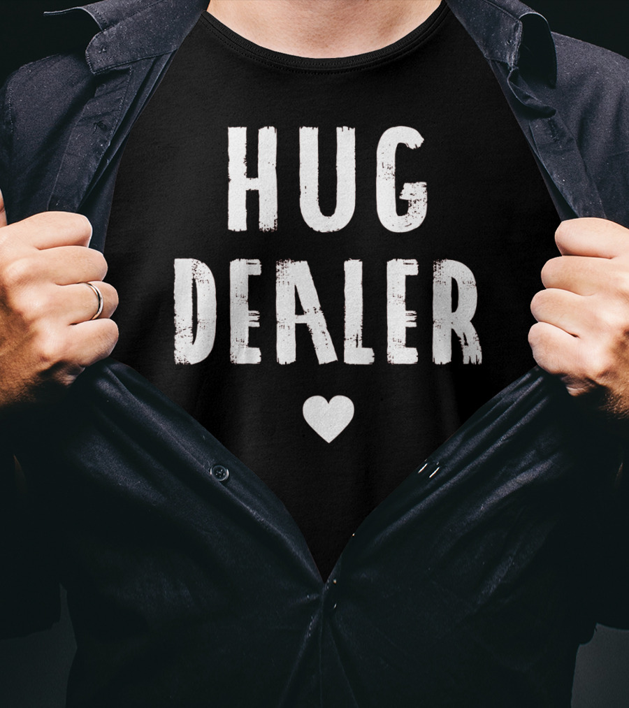 Kids Valentine's Day Hug Dealer Heart T-Shirt
