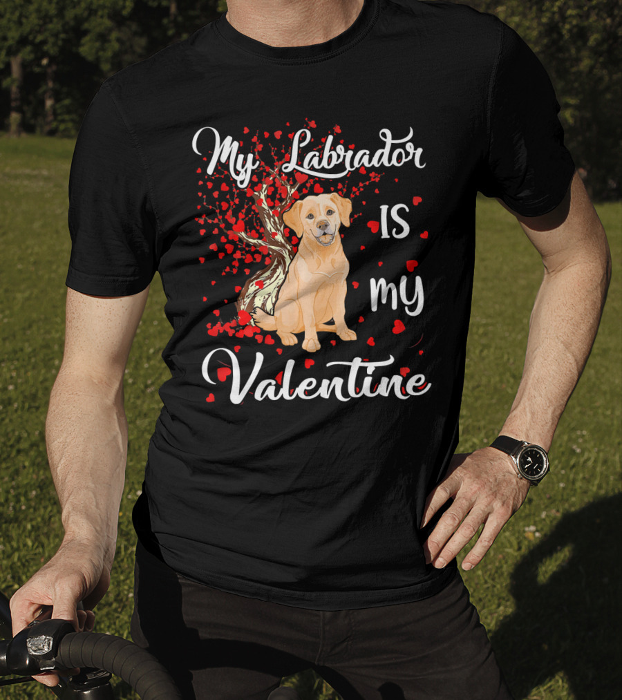 My Labrador Is My Valentine T-Shirt