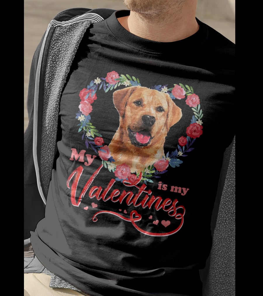 My Labrador Is My Valentines T-Shirt