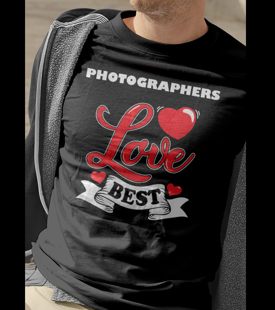 Photographers Love Best Valentine Day T-Shirt