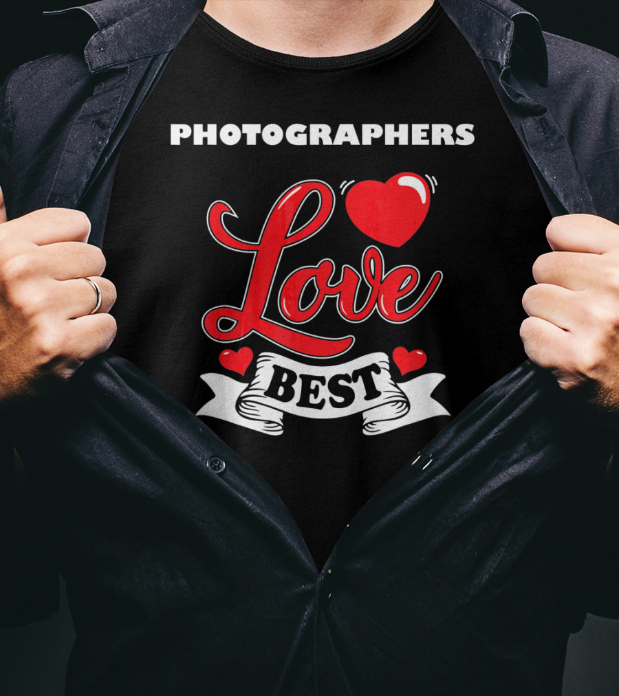 Photographers Love Best Valentine Day T-Shirt