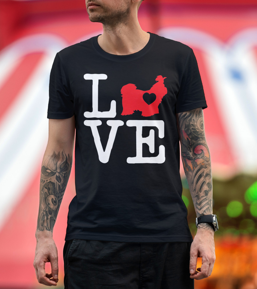 LOVE Shih Tzu Valentine's Day Rottie T-Shirt