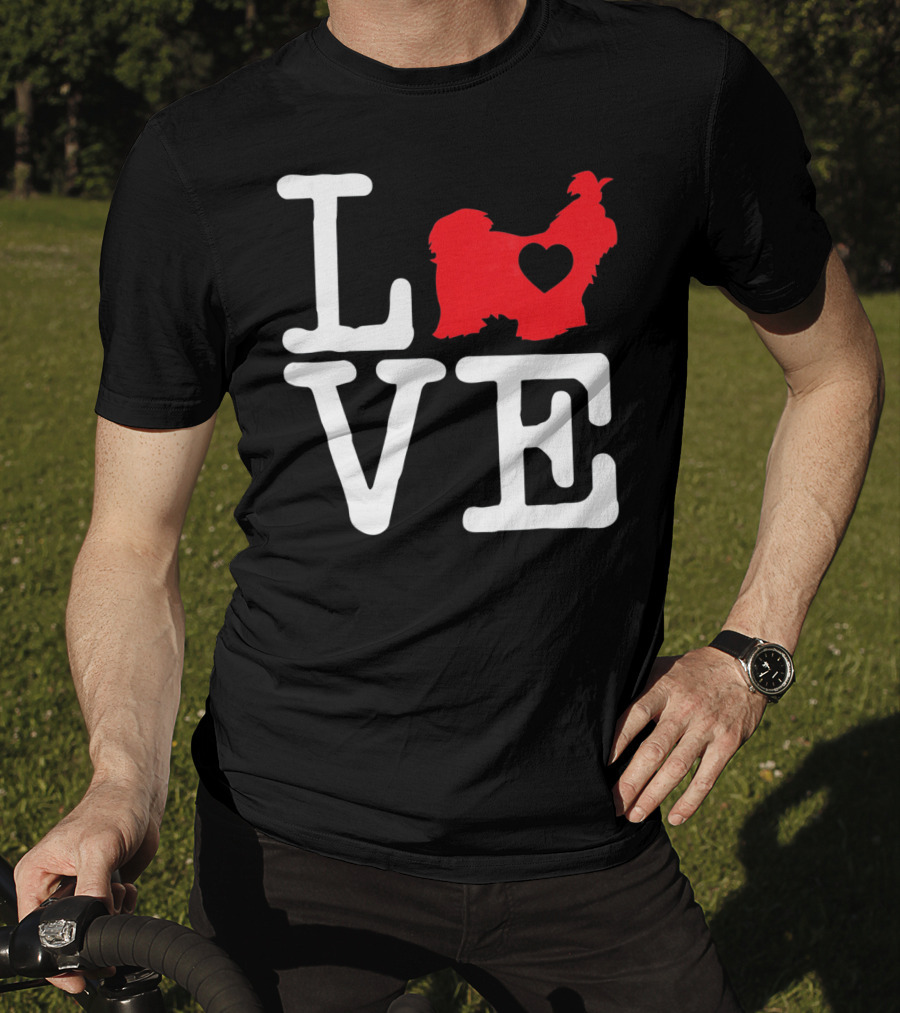 LOVE Shih Tzu Valentine's Day Rottie T-Shirt