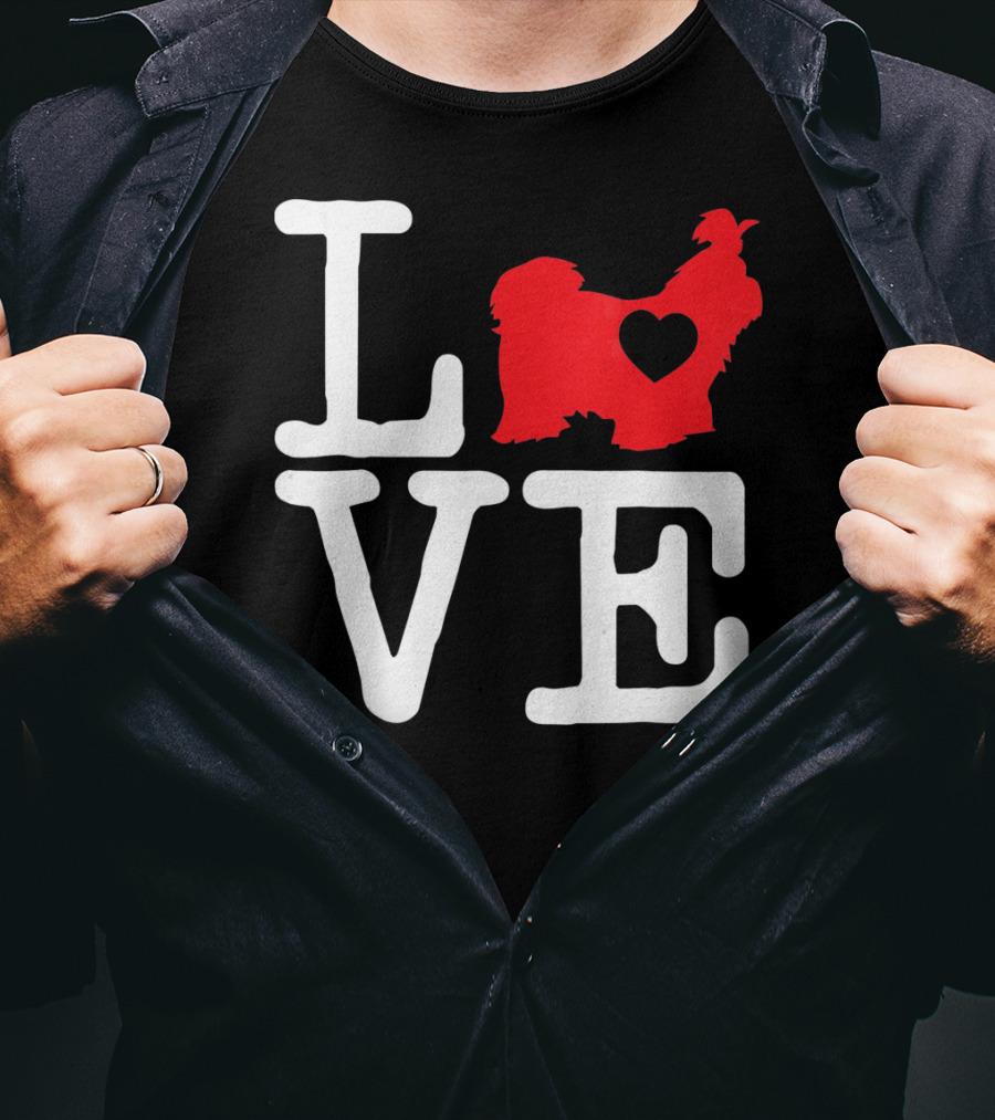 LOVE Shih Tzu Valentine's Day Rottie T-Shirt