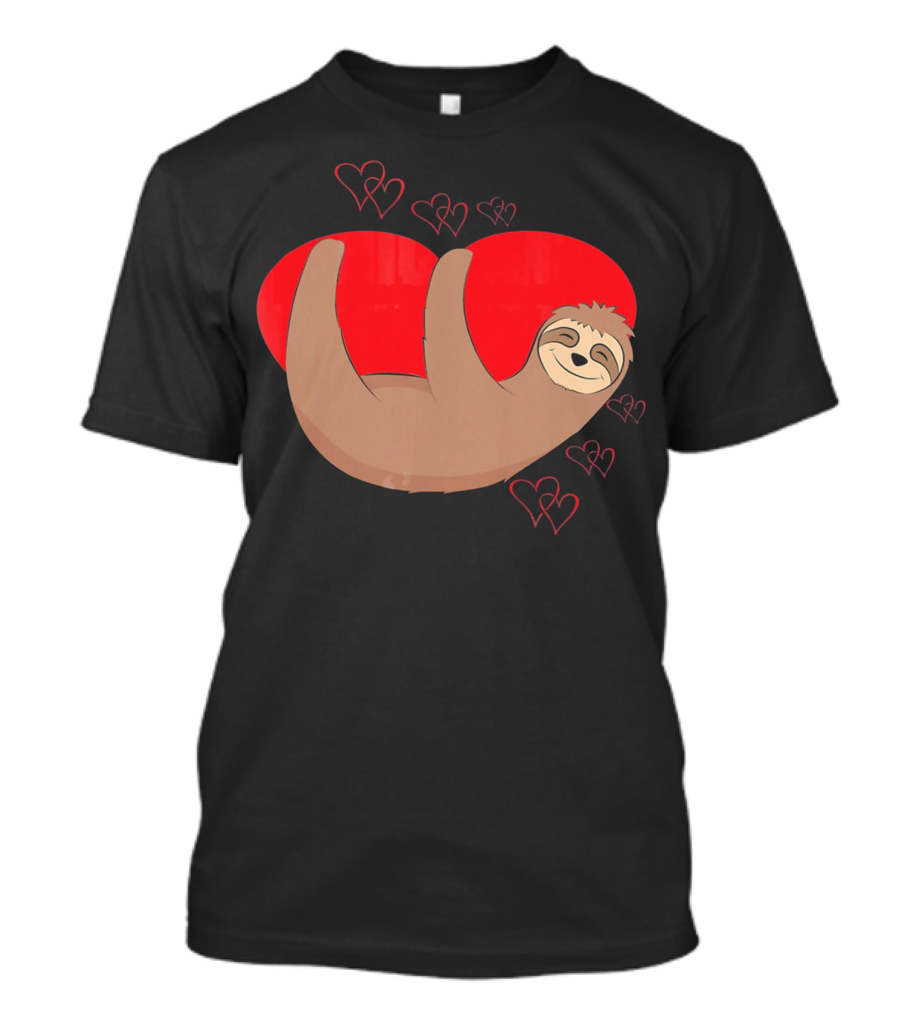 Valentines Sloth Heart T-Shirt
