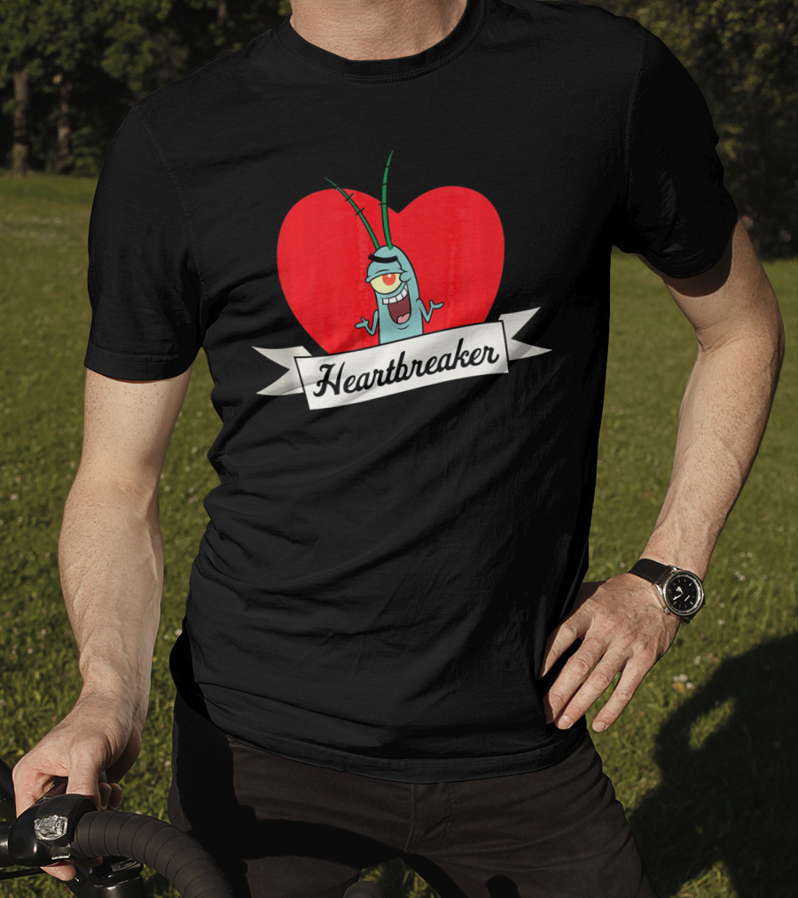 Spongebob Squarepants Plankton Heartbreaker Valentine T-Shirt