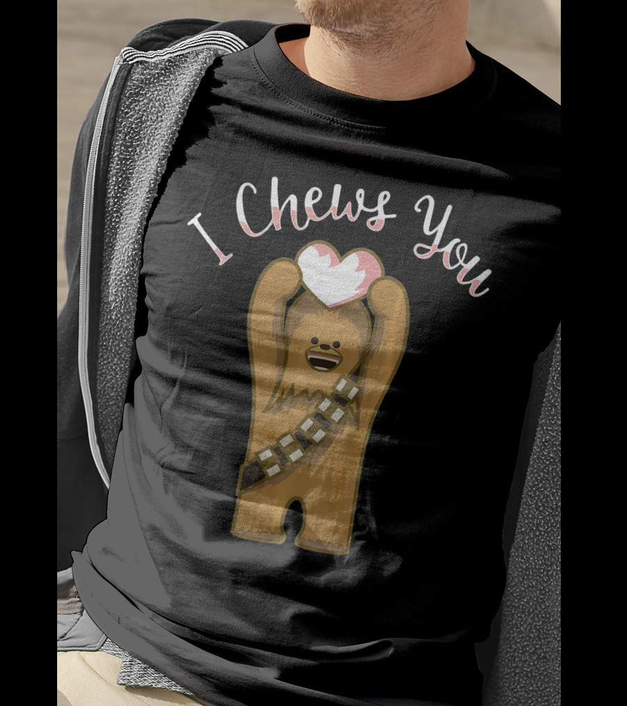 Star Wars Valentines I Chews You Chewbacca Heart T-Shirt